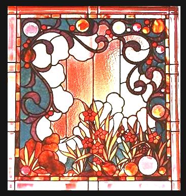 art nouveau. art nouveau stained glass