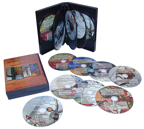 stained glass class on dvd