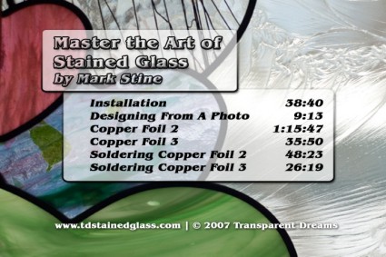 stained glass class,stained glass instruction,stained glass dvd,stained glass video,making stained glass,learn stained glass,how to make stained glass