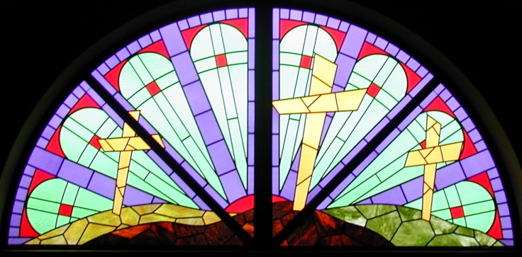 racine bible church stained glass