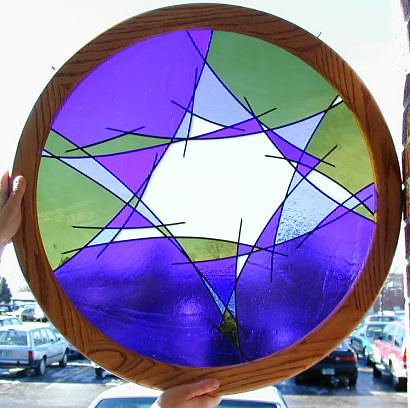 judaic stained glass,star of david stained glass