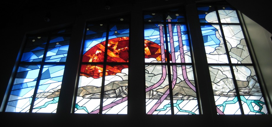 u.s. air force stained glass south wall