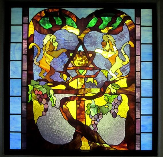 synagogue stained glass